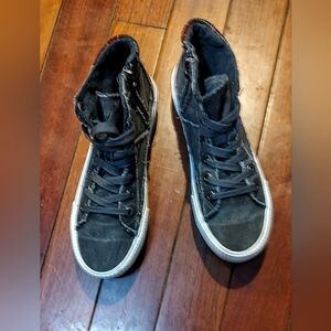 Blowfish Charcoal High-Top Sneakers